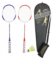 Набор для игры в бадминтон, красный/синий