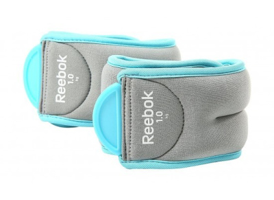 Утяжелители на лодыжки Elements 0,5 кг серо-голубые (пара)