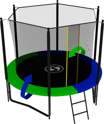 Батут SWOLLEN Classic Black 8 FT