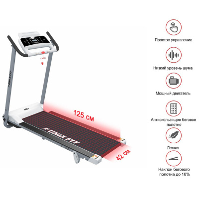 Беговая дорожка UNIXFIT ST-560E White