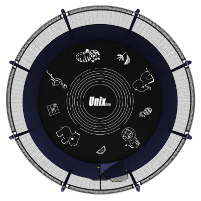Батут UNIX line SUPREME GAME 10 ft (blue)