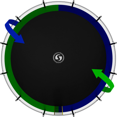 Батут SWOLLEN Prime Black 16 FT