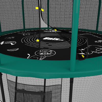 Батут UNIX line SUPREME GAME 14 ft (green)