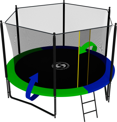 Батут SWOLLEN Classic Black 10 FT